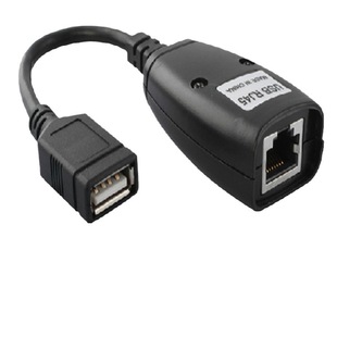 Удлинитель USB на RJ45 Усилитель сигнала USB с подключением сетевого кабеля (интерфейс RJ45) до 50 метров