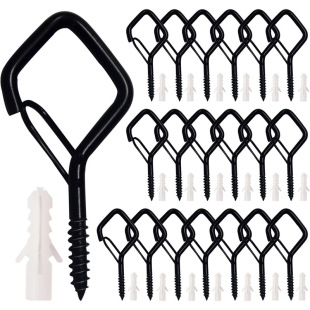 Cross-border Diamond hook screw hook with safety buckle and delivery expansion pipe for hanger suspension outdoor indoor decoration