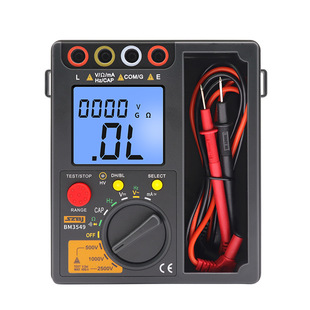 Binjiang BM3549 цифровой изоляционный резистор мультиметр 500V/1000V/2500V мега-метр