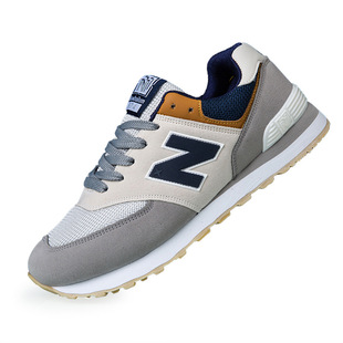 [Source Factory] 25 Years of Nb Sports Shoes for Men and Women in Spring and Summer New Classic Casual Ultra-Light Shock-Absorbing Couple Mesh Shoes