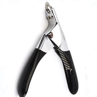 Pet Nail Scissors Stainless Steel Herringbox File Two-piece Set Blue Red Black Dog Cat Nail Scissors