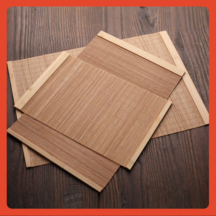 Bamboo Tea Mat Tea Ceremony Bamboo Mat Tea Set Bamboo Mat Kung Fu Tea Accessories Tea-making Heat-insulating Tea Mat Bamboo Tea Curtain Cup