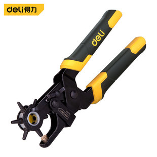 Deli Tools Household Labor-saving Belt Punching Pliers Trouser Strap Strap Watch Punching Hole Punching DL1919A