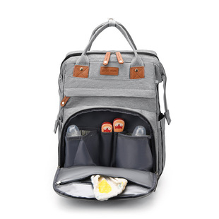 Amazon Travel Portable Multifunctional Portable Baby Folding Bed Bag Large Capacity Mommy Backpack