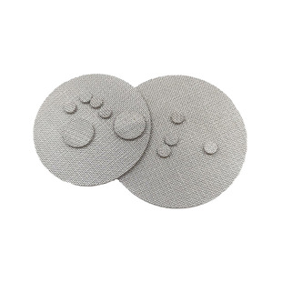 304 stainless steel coffee machine sintered filter screen secondary water distribution screen multi-layer sintered filter screen