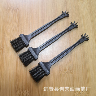 Source spot 1-12 nylon plate brush oil painting plate brush nylon brush small brush barbecue brush wholesale