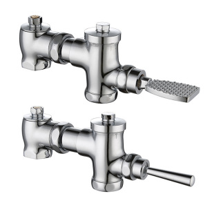 Copper squat toilet horizontal pedal flush valve toilet toilet urinal retractable pedal flush valve wholesale