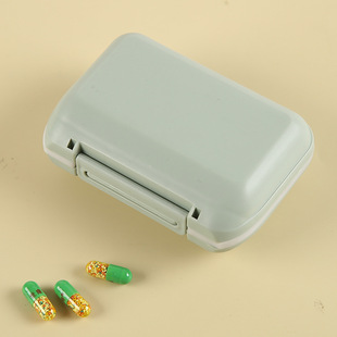 7 Large Capacity Pill Storage Pill Box Customizable Printable LOGO Outgoing Portable Switch Pill Box in stock Hair