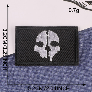 Computer Embroidery Mark Alien epaulettes Letter Badge Seal Label Garment Accessories Decoration Patch Embroidered Cloth Patch