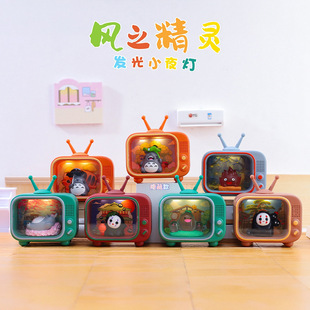 Creative and Cute Fairy Tale Blind Box in the Wheat Field with Lights, Trendy Animation Peripheral Figures, Holiday Gifts and Ornaments Wholesale