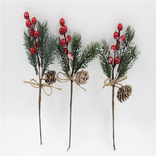 Christmas Bouquet Ornaments for Flower Shop New Christmas New Year Valentine's Day Gift Box Decoration Bouquet DIY