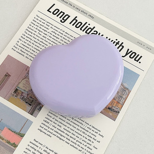 Cute and Simple Heart Contact Lens Box Storage Portable High-end Contact Lens Box Care Box Double Companion Box