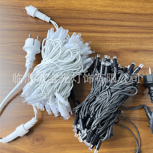 IP65 factory supply 220V voltage glue filling light LED decorative light string Christmas light string rubber line waterproof light string