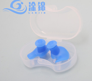 Spiral Earplugs Professional Swimming Waterproof Nose Clip Earplugs suit Noise Reduction Sound Insulation Compact Protective Earplugs Printable Logo