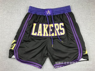 Wholesale Basketball Pants Lakers Warriors Clippers Sun Grizzlies Bucks Magic Heat Nets Trendy Four Pocket Pants