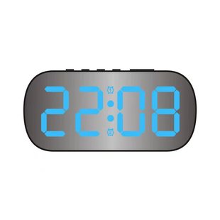 Simple ins Wind LED digital display electronic clock wholesale digital desktop small alarm clock student children mirror alarm clock 6637