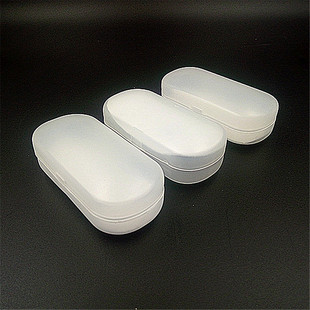 Factory wholesale plastic glasses box plastic folding glasses box frosted white ultra light reading glasses transparent storage box