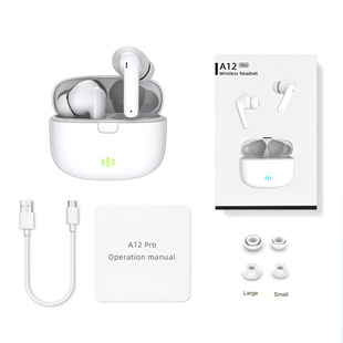 B55 Bluetooth Headset J55 Power Digital Noise Reduction Amazon New Private Model TWS Wireless Headset Source Factory