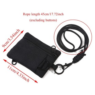 Outdoor Tactical Mini Multi-Function Headphone Bag Coin Bag Mini Coin Purse Men's Sports Wallet Card Holder Id Bag