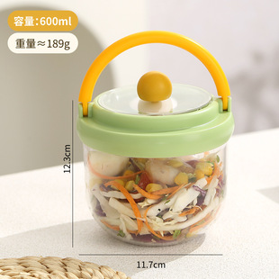 High color value drain cup portable salad cup food grade picnic go out portable fruit fresh-keeping box to take to work