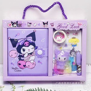 New hand account gift box suit kulomi melody hand account book 64K student hand account diary stationery prizes