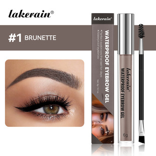 Cross-border lakerain waterproof eyebrow glue lazy thrush waterproof sweat-proof durable high color eyebrow glue eyebrow cream