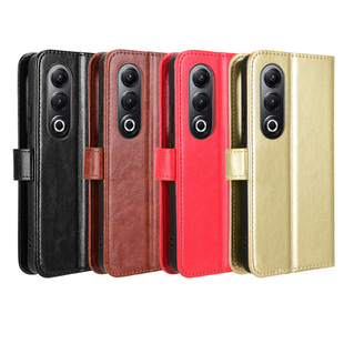 For itel S25 Phone Case itel S25 Ultra Phone Leather Case Flip Card Lanyard Crazy Horse Pattern Case