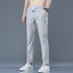 Working Pants Men's Working Loose Thin Ice Silk Working Pants Non-Magnetic Non-Iron Quick-Drying Breathable Sports Pants