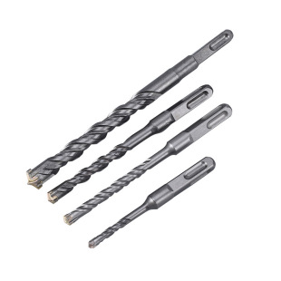 Zhejiang factory wall-through cement concrete hole special impact reaming drill cross square handle four-blade drill