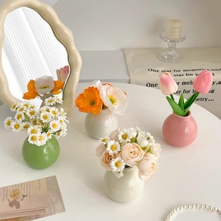Ins style decorative ornaments office desktop home room decoration bedroom living room TV cabinet small vase wholesale