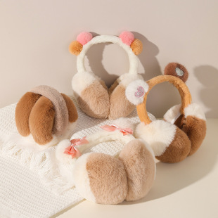 Plush earmuffs winter men's women earmuffs ski warm earmuffs winter accessories earmuffs men's women children