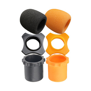 Microphone Cover Sponge Cover Thickeneded Non-Disposable Microphone Cover Anchor Wireless Microphone Cover Mass-Selling Ktv Microphone Cover