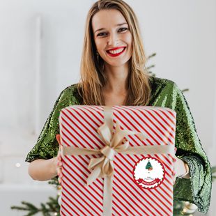 CM2206003 Рождественские Подарочные наклейки Рождественские наклейки Amazon Cross Border Наклейки с героями мультфильмов