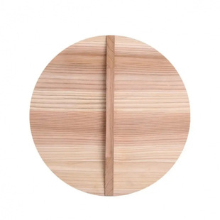 Wooden Handmade Fir Pot Cover Solid Wood Water Cylinder Cover Wooden Lid Wooden Steaming Rice Barrel Cover for Household