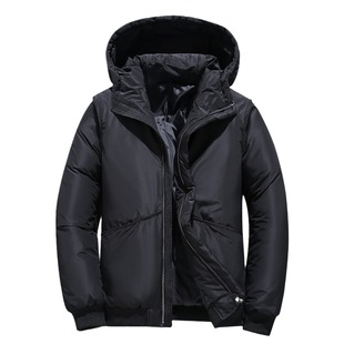 Cross-Border Men's New down jacket men's short young men's winter thickened jacket winter clothes wholesale delivery
