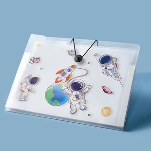 Organ bag a4 student large capacity multi-layer paper folder storage bag material sorting insert simple folder