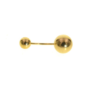 Thin rod 20G stainless steel double-headed zircon belly button nail wholesale and retail Amazon cross-border wholesale punk jewelry