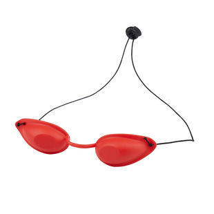 Beauty red light yellow light 650nm large row light infrared beauty black goggles LED physiotherapy light shading protective eye mask
