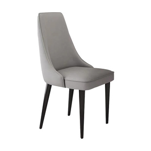 Light Luxury Nordic Dining Chair Home Modern Simple Internet Popular High Back Stool Restaurant Leather Soft Bag Hotel Dining Table Chair