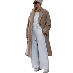 2025 Europe and the United States in autumn and winter cross-border foreign trade direct warm coat long sleeve lapel women's plush coat women's coat