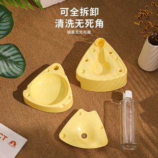 Кошка автоматический кормушка для воды Складная пылезащитная миска с сыром с шкалой воды бутылка для кошек миска для домашних животных оптом