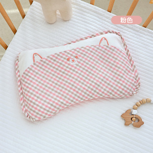 Baby Pillow Class A Ramie Cotton Kindergarten Baby Sleeping Pillow 1-3 Years Old Children Nap Pillow Maternal and Infant Grade