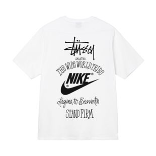 Stussy Stuxi 2025 New Men's and Women's Short-sleeved T-shirt Summer Men's Loose Cotton Heavy high quality T-shirt