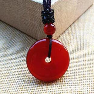30mm Peace Buckle Natural Crystal Agate Jade Tiger Stone Amethyst Nostalgic Jewelry DIY Pendant Accessories Wholesale