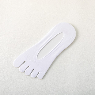 Five-finger socks women's shallow mouth summer thin invisible socks cute boat Socks silicone non-slip finger socks ladies socks