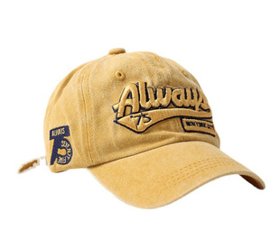 Cross-border Baseball Cap Sun Hat Men's Washed Distressed Embroidered Cap Trendy Men's Outdoor Fashion Personalized Women's Sunshade