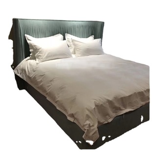 Light Luxury Fashion Elegant Master Bedroom 1.8 m Fabric Bed Household Modern 1.5 m Soft Bag Bed American Style Double Bed