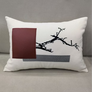 Hot sale New Chinese modern simple light luxury style home soft decoration model room living room sofa seat pillow square bag