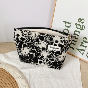 Оригинальная женская сумка Guofeng Art Niche Fabric для макияжа Сумка для хранения по уходу за кожей Сумка для стирки Клатч большой емкости для женщин