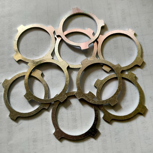304 Stainless Steel Gasket m4 Ring Gasket, Asymmetrical Round Aluminum Gasket, Supports Processing and making Pictures